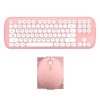 Wireless Keyboard And Mouse Set Girls Color Retro | ShopDecimals