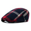 British Style Classic Retro Plaid Cap Men | ShopDecimals