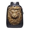 3D Angry Lion Face Unisex Backpack | ShopDecimals