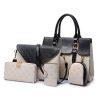 A set of Luxury Leather Handbags Black | ShopDecimals