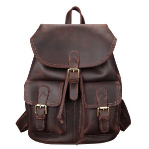 Men's Leather Large Capacity Leisure Travel Bag | ShopDecimals