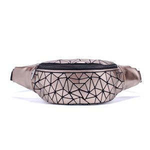 Fashion Waist Bags Women Waist Fanny Belt Light Bag Luxury Brand Geometry Waist Bag Chest Packs Mobile Phone Bag | ShopDecimals