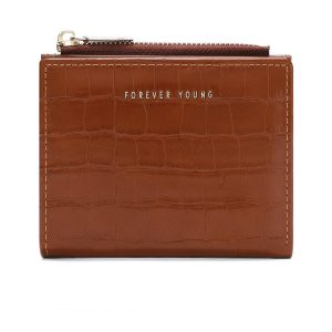 Wallet Women's Short Change Simple High-end Ultra-thin Two-fold | ShopDecimals