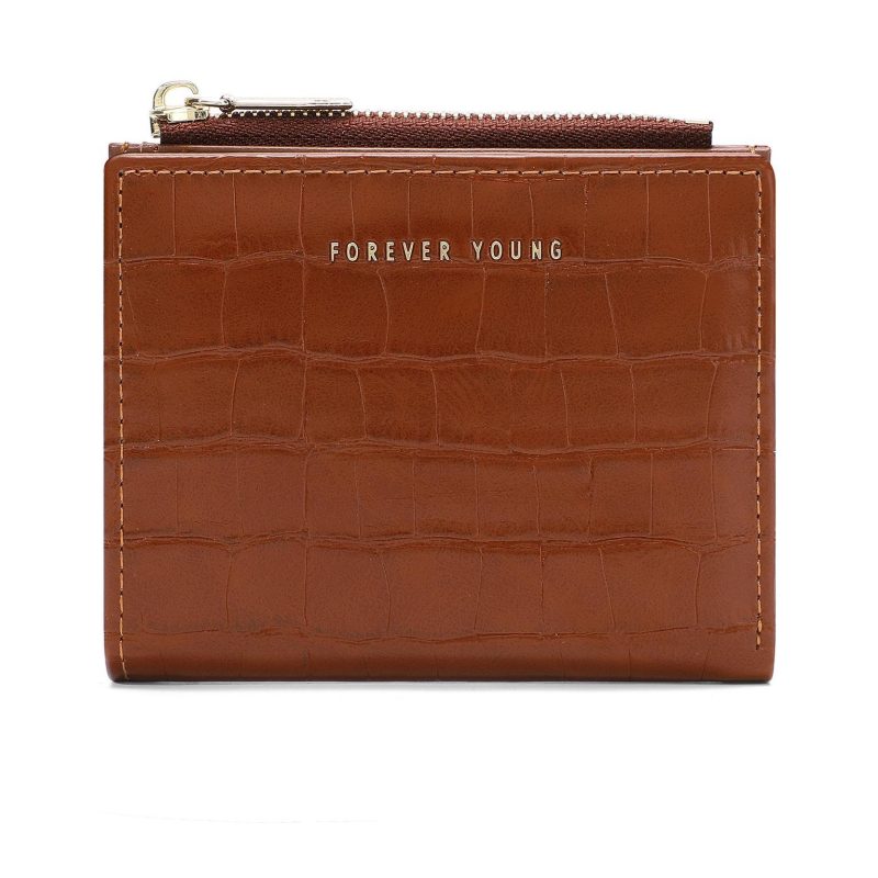 Wallet Women's Short Change Simple High-end Ultra-thin Two-fold | ShopDecimals