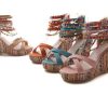 Bohemian Wedge Handmade Beaded Sandals Platform Shoes | ShopDecimals