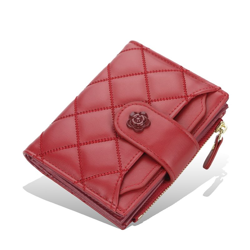 Women's Short Multiple Card Slots Zipper Wallet | ShopDecimals
