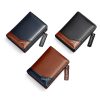 PU Leather Multifunctional Zipper Short Men's Wallet | ShopDecimals
