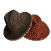 Woolen Leopard Print Top Hat With Flat Brim | ShopDecimals