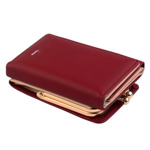 Foldable Pu Leather Female Coin Purse | ShopDecimals