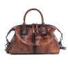 Retro Female Bag Head Layer Cowhide Ladies Handbag Rub Color Single Shoulder Messenger Bag Large Capacity | ShopDecimals