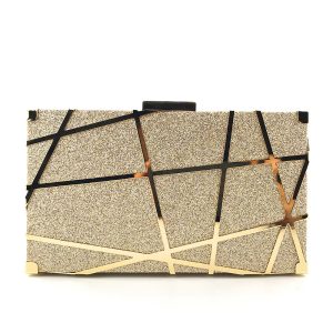 Luxury Handbags Bag Women Party Chain Glitter Gold Wedding Clutches Shoulder Bag | ShopDecimals