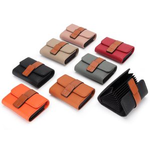 Women's Leather Card Holder Small Exquisite High-end Multiple Card Slots | ShopDecimals