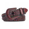 Men Women Alloy Belt Punk Rock Rivet Rhinestone | ShopDecimals