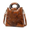Ethnic Style Big Flower Lady Bag Fashion One-shoulder Portable Diagonal Large-capacity Female Bag | ShopDecimals