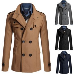 Medium and long woolen trench coat | ShopDecimals