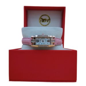 The Matunna-Kelly I-TW555 Diamond Dial Quartz Women Wristwatch - A Stylish Timepiece with Diamond Accents and Pu Leather Strap- I-Tem Innovation by Temi | ShopDecimals