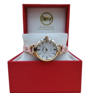 I-Tem Monalisa I-TW680: Elegant Thin Leather Wristband Watch for Women - Stylish and Compelling Timepiece- I-Tem Innovation by Temi | ShopDecimals