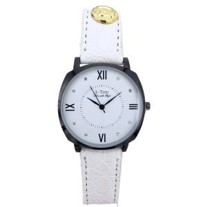 I-Tem Elliot Cohen I-TW770 Fancy Watch: Stylish Black Frame Dial with Sapphire Glass Protection and Multi-Color Italian Leather Strap- I-Tem Innovation by Temi | ShopDecimals - White