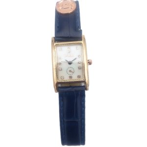 I-Tem Samara I-TW747 Ladies Quartz Diamond Design Square Leather Strap Wristwatch - Stylish and Elegant Timepiece for Women- I-Tem Innovation by Temi | ShopDecimals - Blue