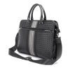 Stitching Woven Business Casual Briefcase Men's Shoulder Crossbody Computer Bag | ShopDecimals