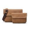 Men's Contrast Color Matte Fashion Retro Crossbody Shoulder Bag | ShopDecimals
