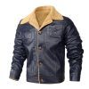 Men's Leather Clothing Loose Casual Slim Fit Trend Thickening Jacket | ShopDecimals