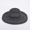 Black Net Red Straw Hat Sun Hat Sunscreen Holiday Seaside Beach Big Brim Summer Sun Hat | ShopDecimals