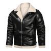 Casual Lapel Faux Fur One-piece Men's Jacket | ShopDecimals