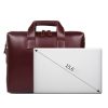 Business Briefcase 15 Inch Computer Bag Head Layer Cowhide Men's Handbag | ShopDecimals