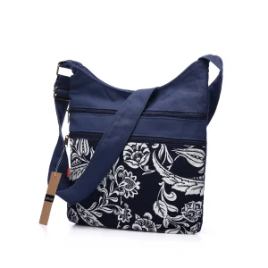 Cotton Fabric Sling Shoulder Bag Women's Vintage Hippie Patchwork Messenger Bag Thai Style Hobo Shoulder Gypsy Bag | ShopDecimals