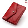 Simple Wallet First Layer Cowhide Buckle RFID Card Package |ShopDecimals