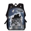 Cowboy hollowed-out pet cat children's schoolbags | ShopDecimals