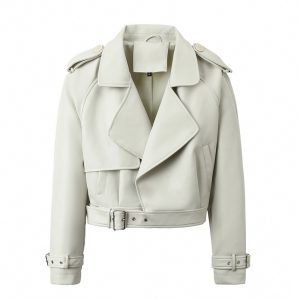 Women's Solid Color Casual Loose Fit Leather Jacket | ShopDecimals