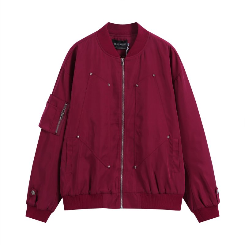Women's Jacket Stand Collar Flight Jacket High Street | ShopDecimals