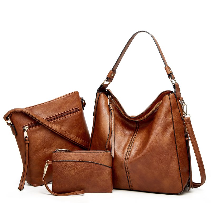 Large Capacity Tote Shoulder Bag Three-piece Set | ShopDecimals