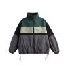 Color Matching Fleece Cotton-padded Coat | ShopDecimals