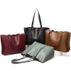 Large Capacity Leather Shoulder Tote Bag | ShopDecimals
