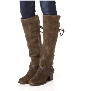 Chunky Heel High Heel Back Bandage Tall Knight Boots Women | ShopDecimals