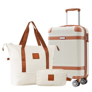 Hard Shell Luggage Set, 3-piece Set, 20 Inches | ShopDecimals