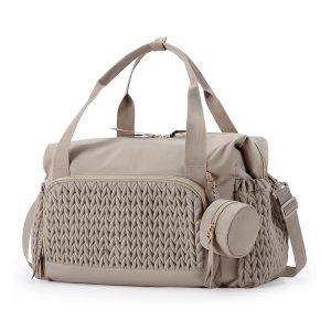 Striped Handbag Large Capacity Travel | ShopDecimals