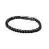 Men's Stainless Steel Round Mill Simple Fashion Titanium Steel Vintage Bracelet | ShopDecimals