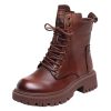 Mid-Tube All-Match Boots Side Zipper | ShopDecimals