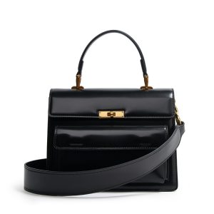 Textured Leather Glossy Portable Fashion Women Bag | ShopDecimals