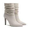 Women's Plus Size Pleated Pile Stiletto High Heel Ankle Boots | ShopDecimals