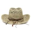 Men's And Women's Cowboy Hats Natural Hamcho Sunscreen Hat |  ShopDecimals