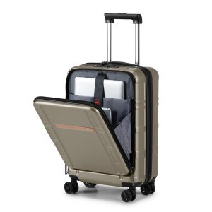 Front End 20 Inch Expandable ABS, PC Suitcase | ShopDecimals