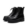 Youth High-top Round Head Mid-calf Thick Bottom Mid Heel Boots | ShopDecimals