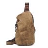Retro Chest Bag Shoulder Bag Men Canvas Bag  | ShopDecimals