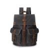 Men's Oil Wax Canvas Vintage Travel Backpack | ShopDecimals