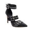 Product Sexy Stiletto Super High Heel Super Large Buckle Strap Hollow Sandals Women | ShopDecimals
